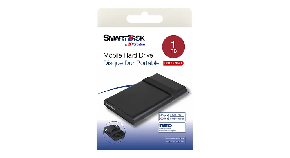Verbatim SmartDisk 500 GB 69811 USB 3.2 5400 RPM Harici Hard Disk Thumbnail 3