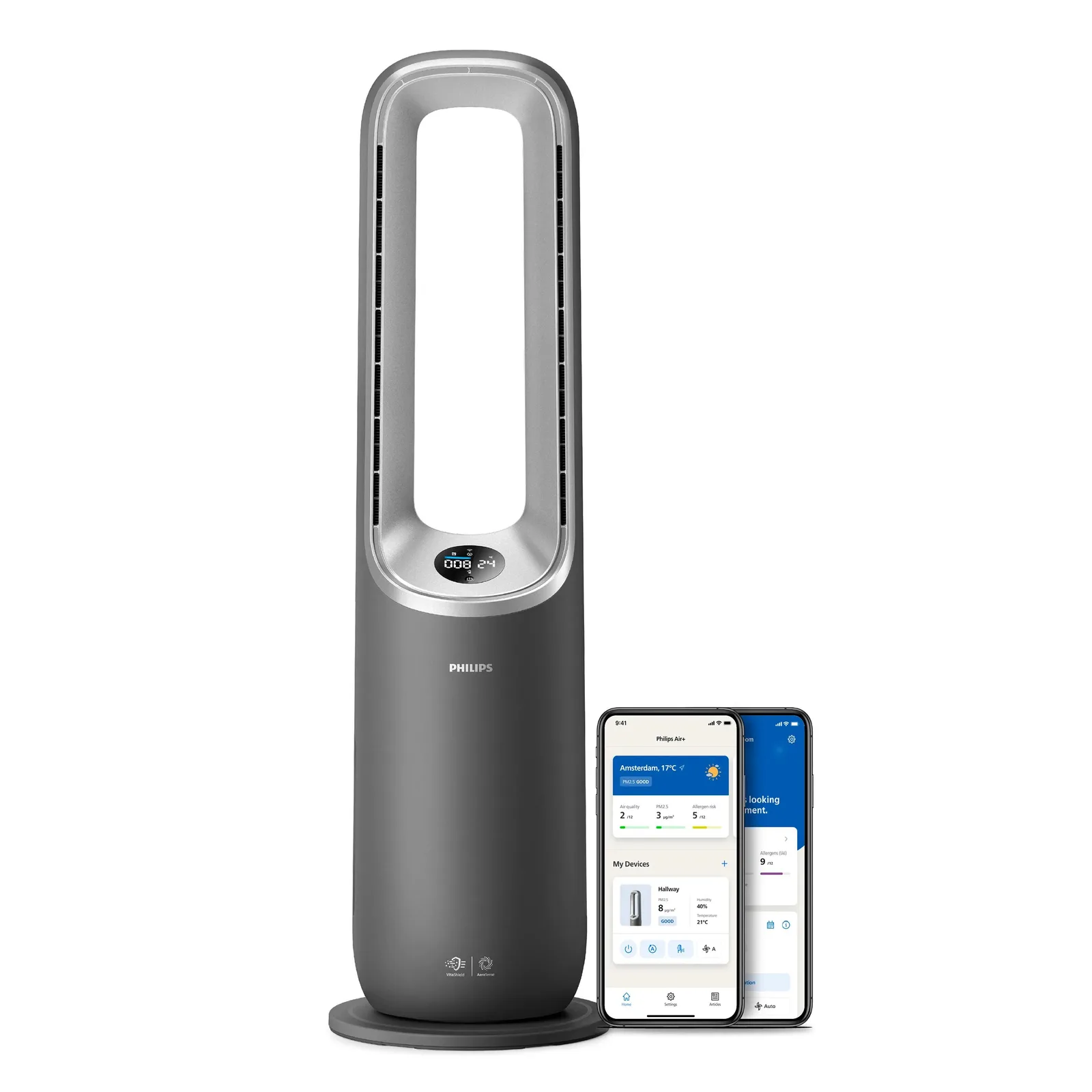 Philips Air Performer 8000 Serisi AMF870/15 3'ü 1 Arada Hava Temizleyici, Fan ve Isıtıcı Thumbnail 0