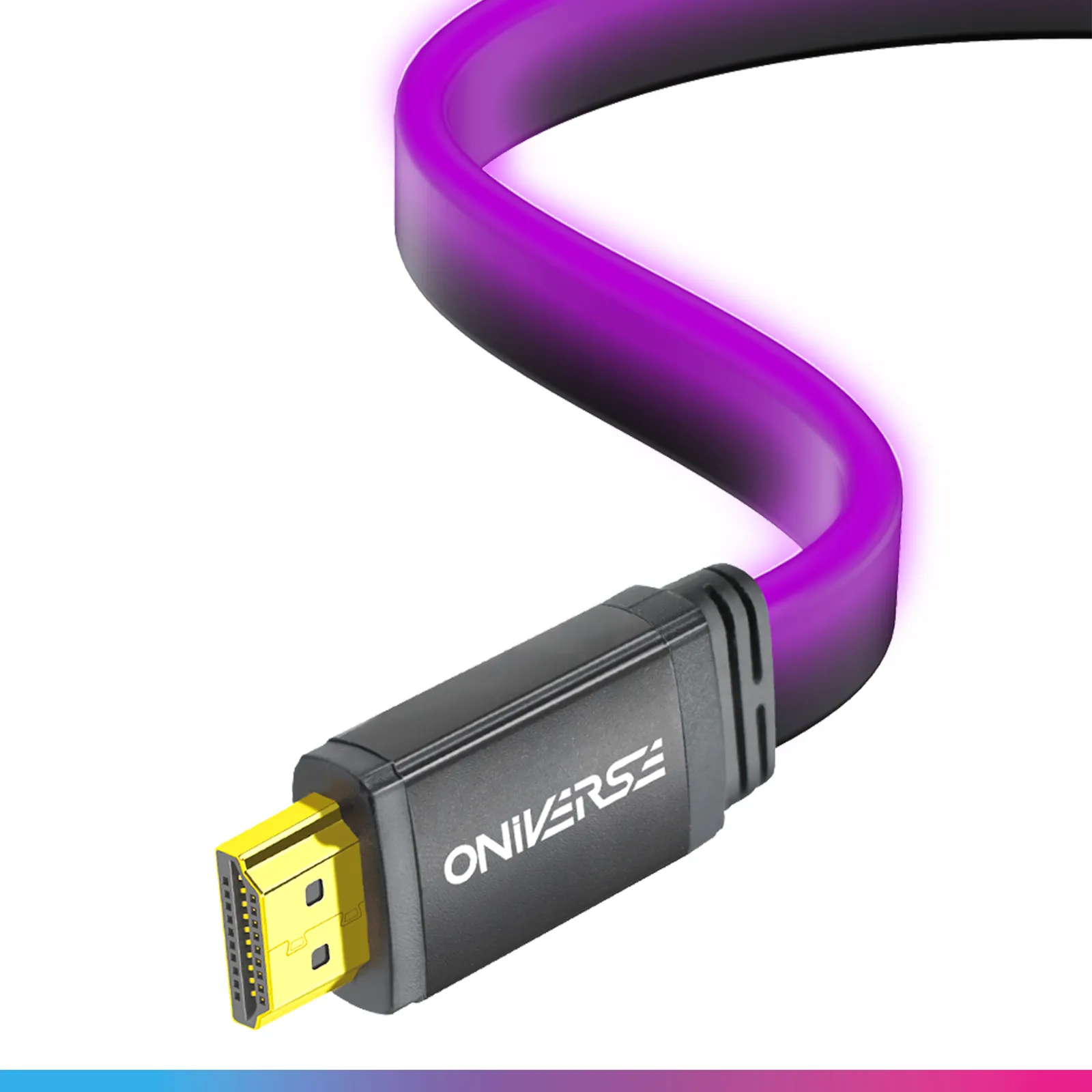 Oniverse ONICAB2-HDMILED-PRPL HDMI Kablo
