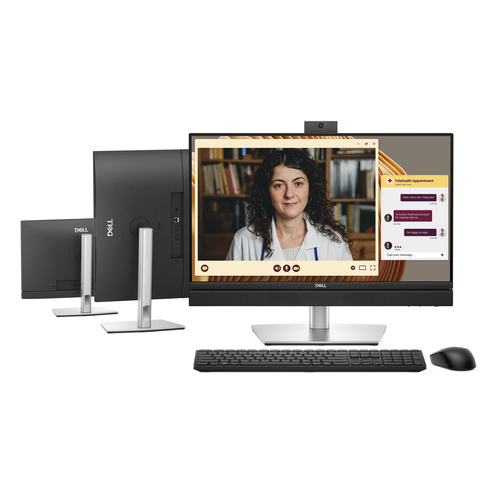 DELL Pro QC24251 HFF97 24 inç FHD i5-14500T 16 GB RAM 512 GB SSD All-in-One Bilgisayar Hepsi Bir Arada (AIO)