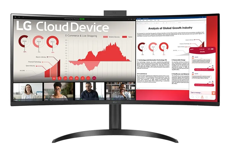 LG 34CR651W-BP 34 inç N6005 8 GB RAM 256 GB SSD All-in-One Bilgisayar Hepsi Bir Arada (AIO)