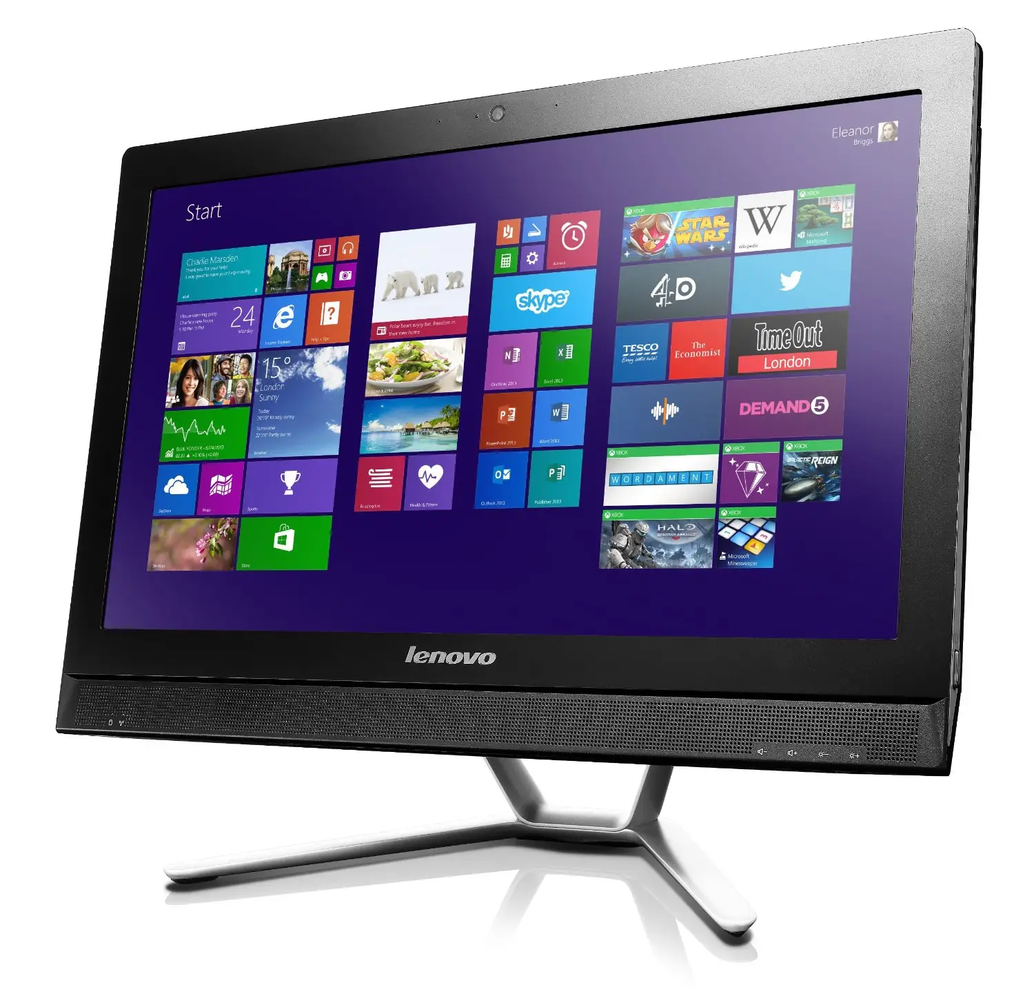 Lenovo C460 4 GB 57330367 21.5 inç FHD G3250T 4 GB RAM 1 TB SSD All-in-One Bilgisayar Thumbnail 8