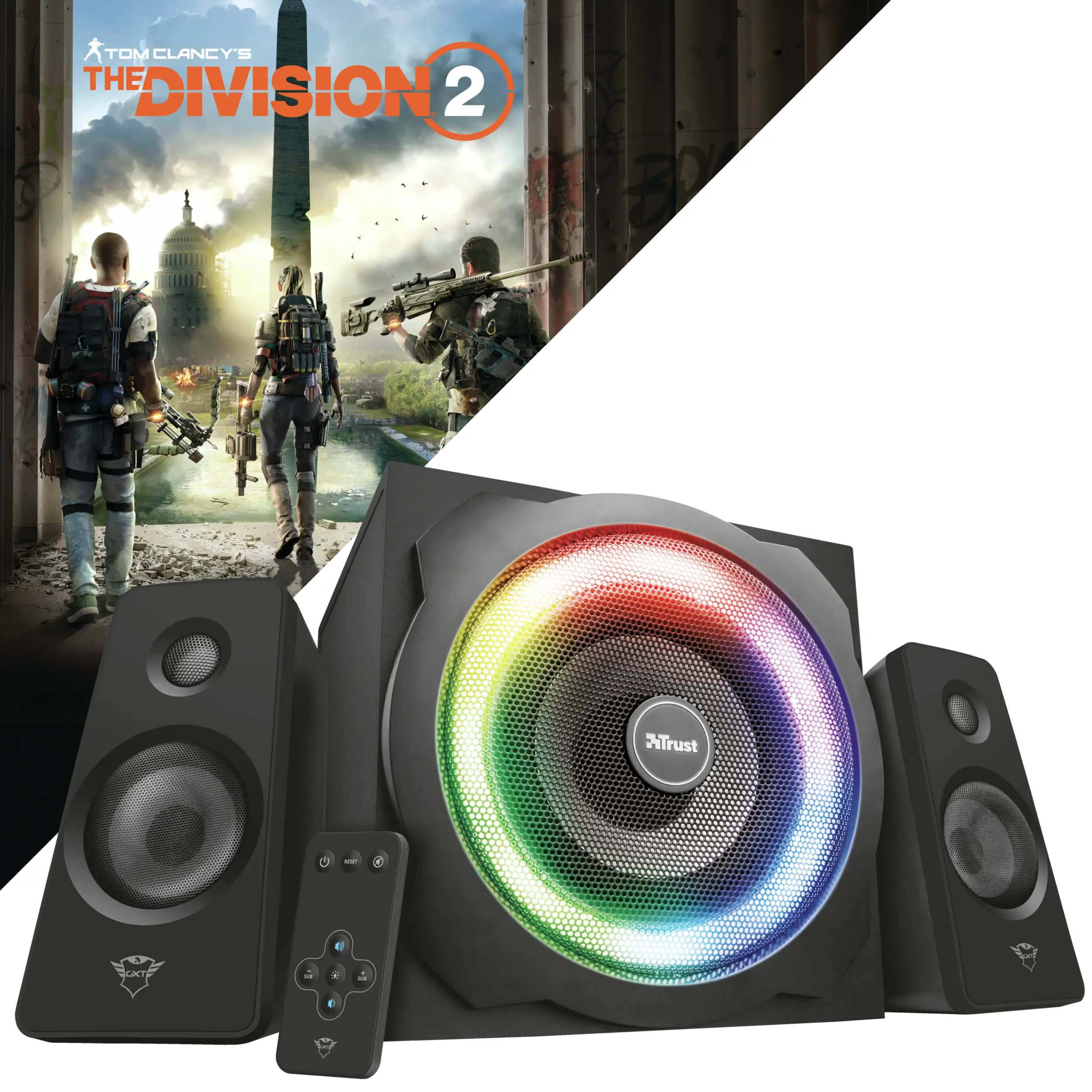 Trust GXT 629 Tytan RGB 60 W 23364 Hoparlör Setleri