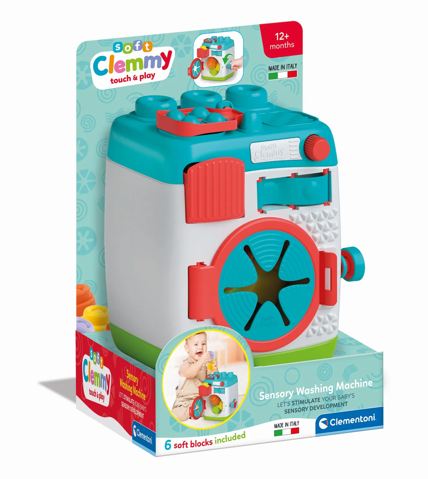 Clementoni Soft Clemmy Washing Machine 17582 Thumbnail 2