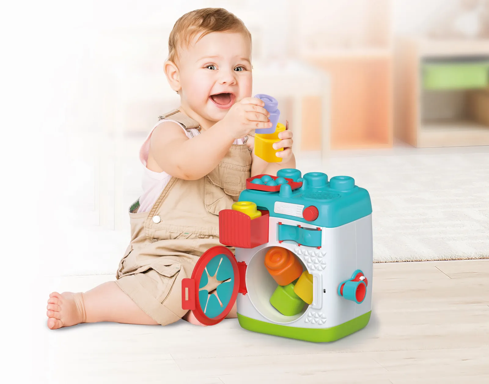 Clementoni Soft Clemmy Washing Machine 17582 Thumbnail 4