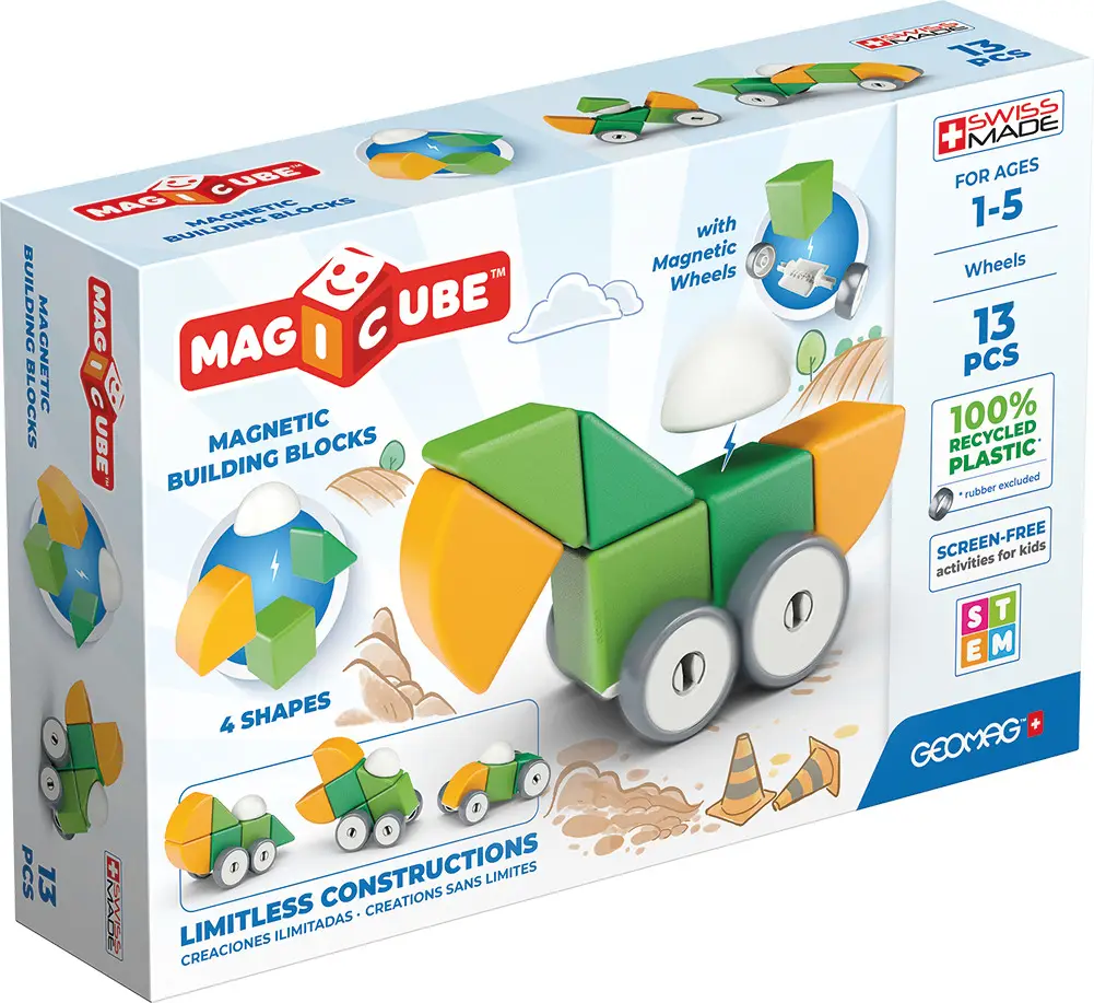 Geomag 4 Shapes Recycled Wheels GM202 İnşaat Yapı Oyuncakları