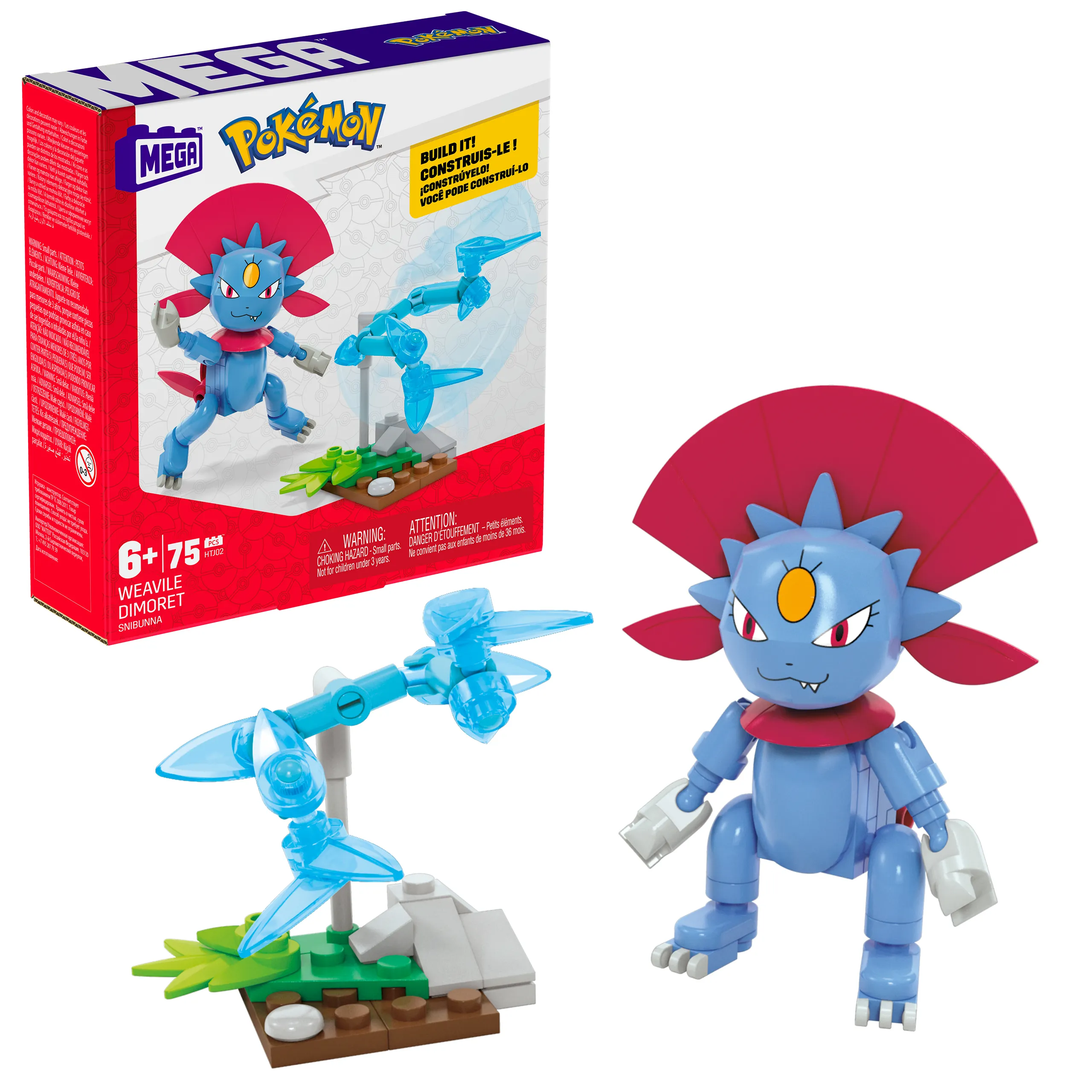 MEGA Pokémon HTJ02 İnşaat Yapı Oyuncakları