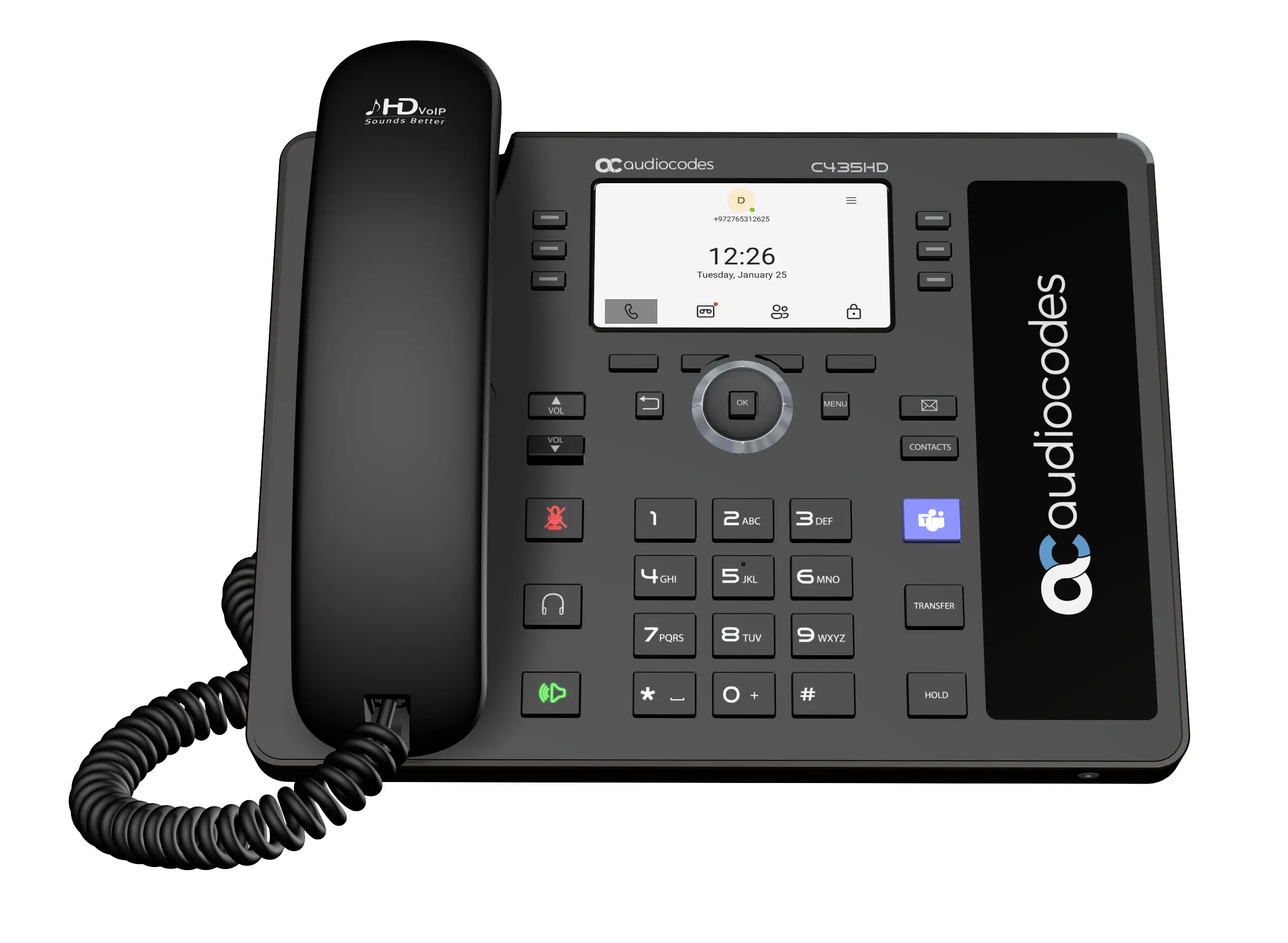 AudioCodes C435HD TEAMS-C435HDPS-R Thumbnail 1
