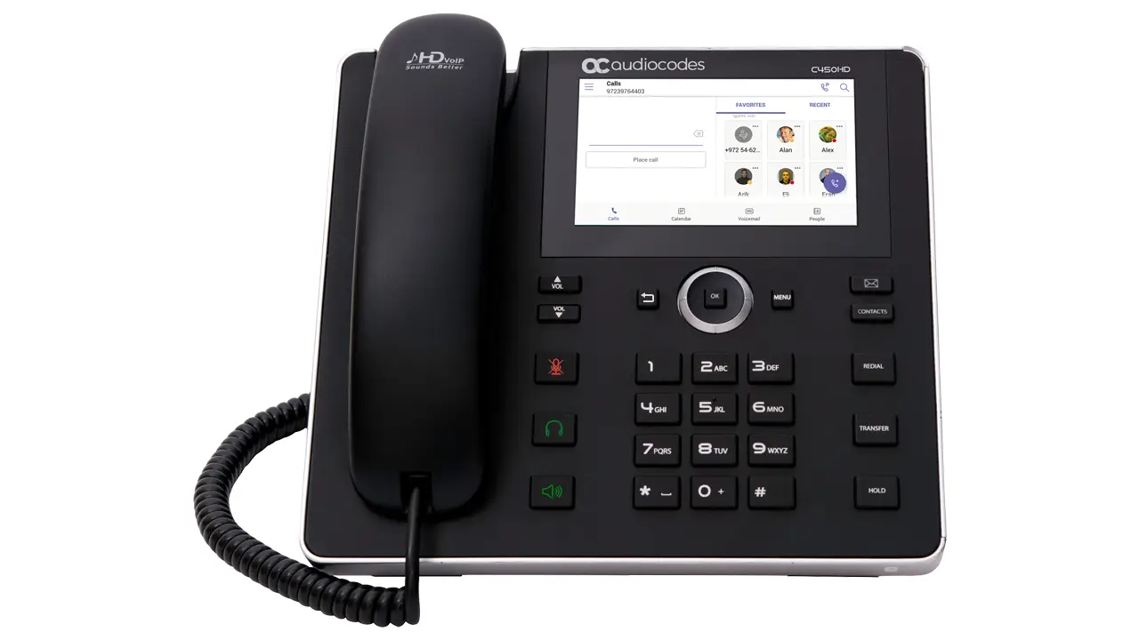 AudioCodes C450HD TEAMS-C450HD-DBW IP-Telefon