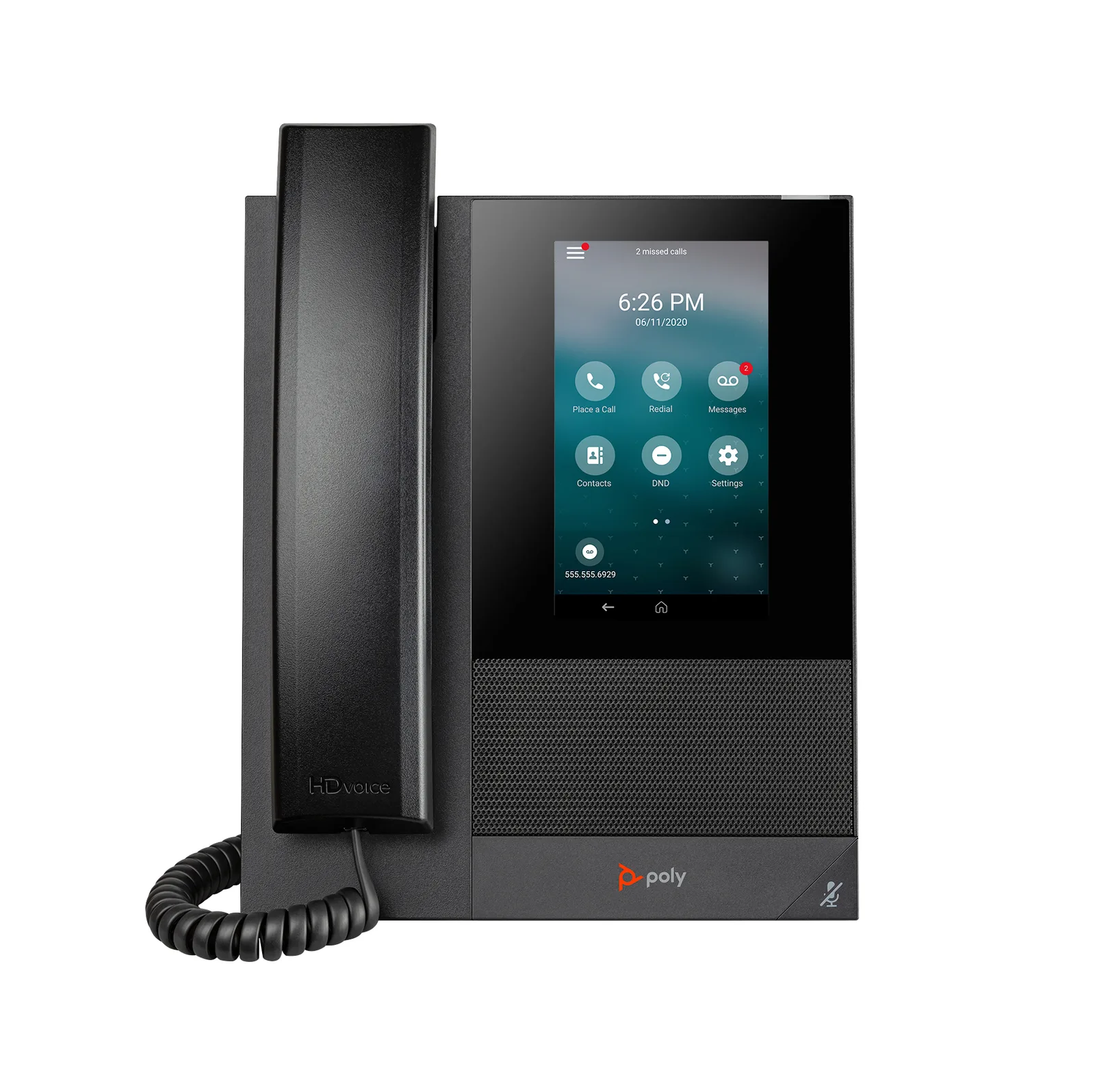 HP Poly Açık SIP ve PoE etkin Poly CCX 400 İş Medyası Telefonu 849A1AA IP-Telefon