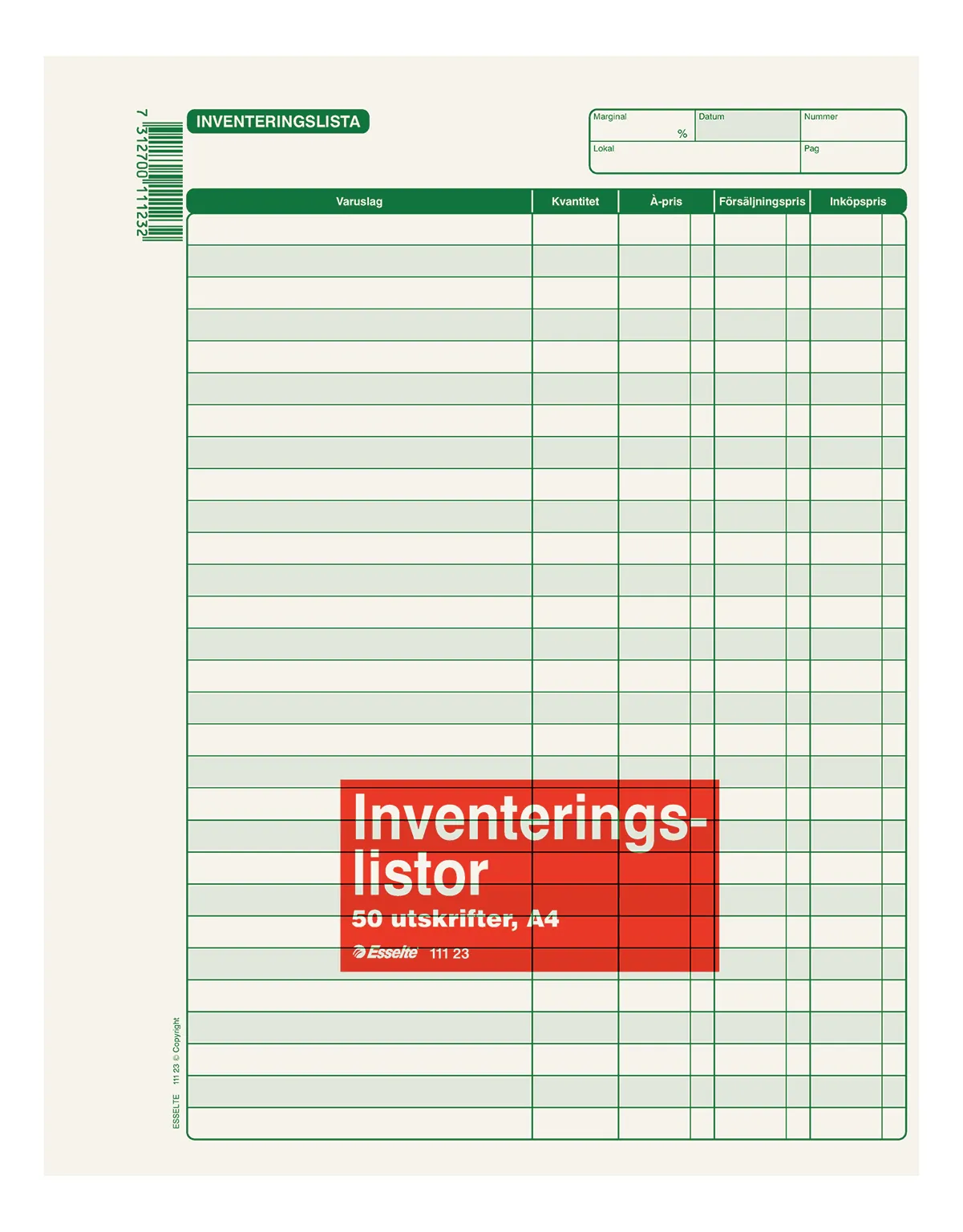 Esselte 11123 Işletme Formları