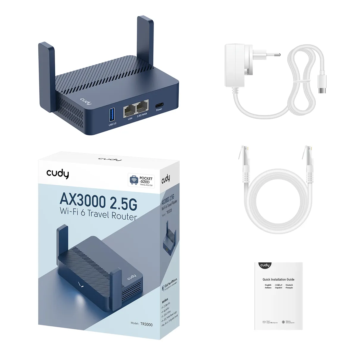 Cudy AX3000 TR3000 Thumbnail 3