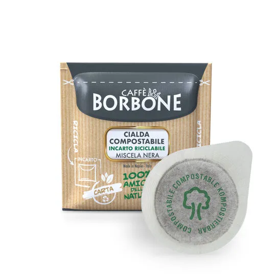 Caffè Borbone Cialda 44 BORBONE NERA 100 Kahve Kapsülleri & Podları