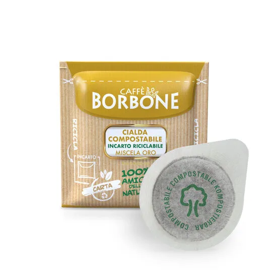 Caffè Borbone Cialda 44 BORBONE ORO 100 Kahve Kapsülleri & Podları