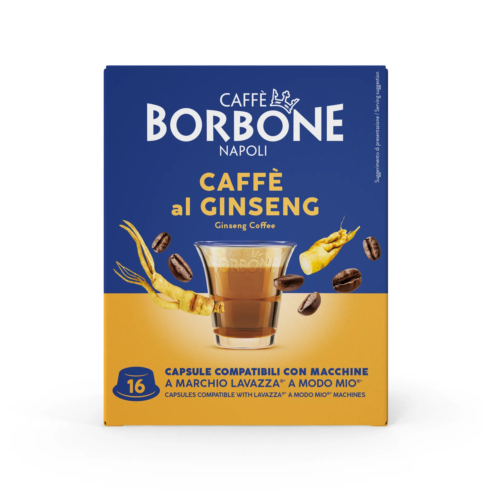 Caffè Borbone Ginseng AMGINSENG16 Kahve Kapsülleri & Podları