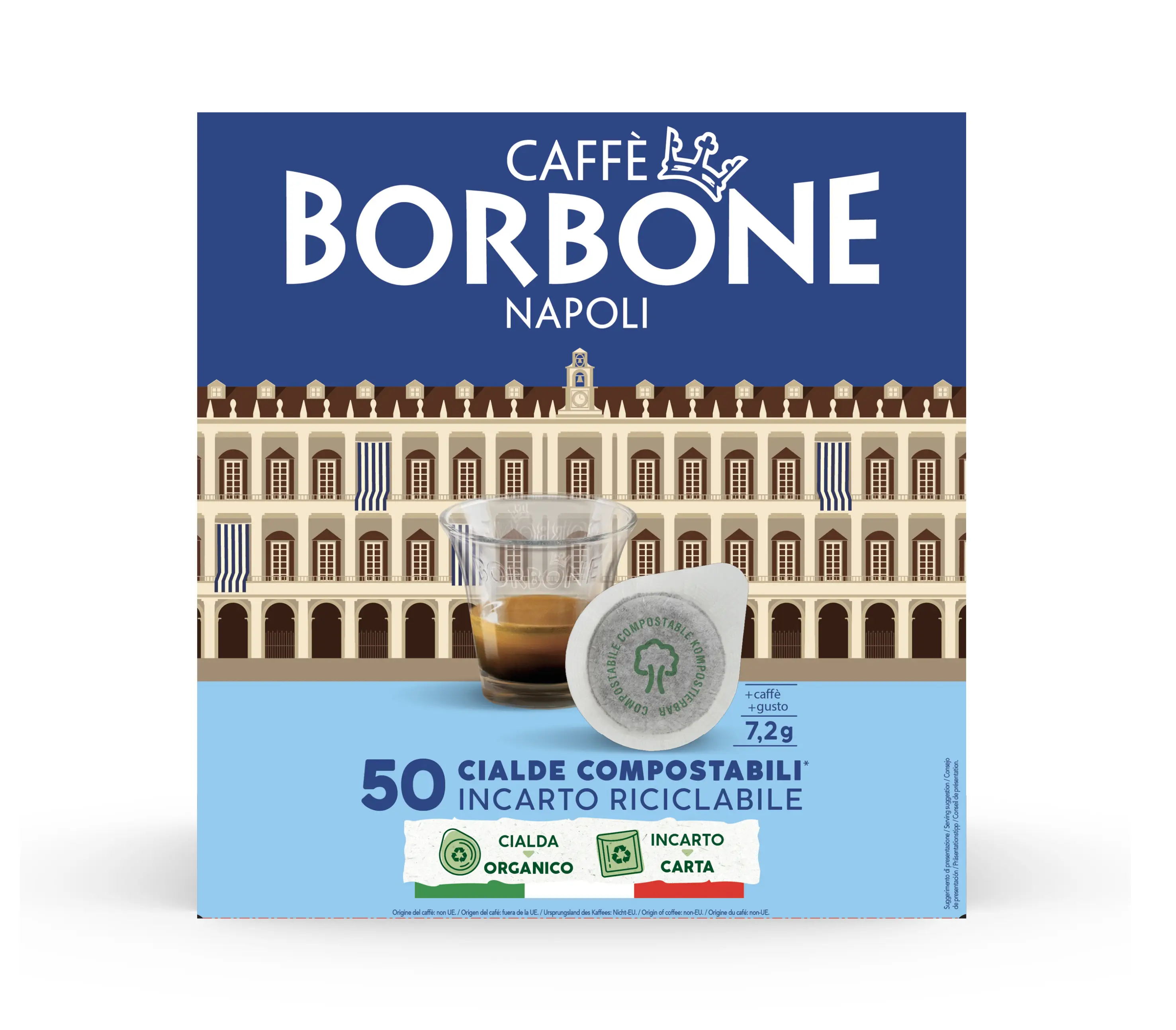 Caffè Borbone Miscela Decisa 44BNERAPALAZDEC050N Kahve Kapsülleri & Podları