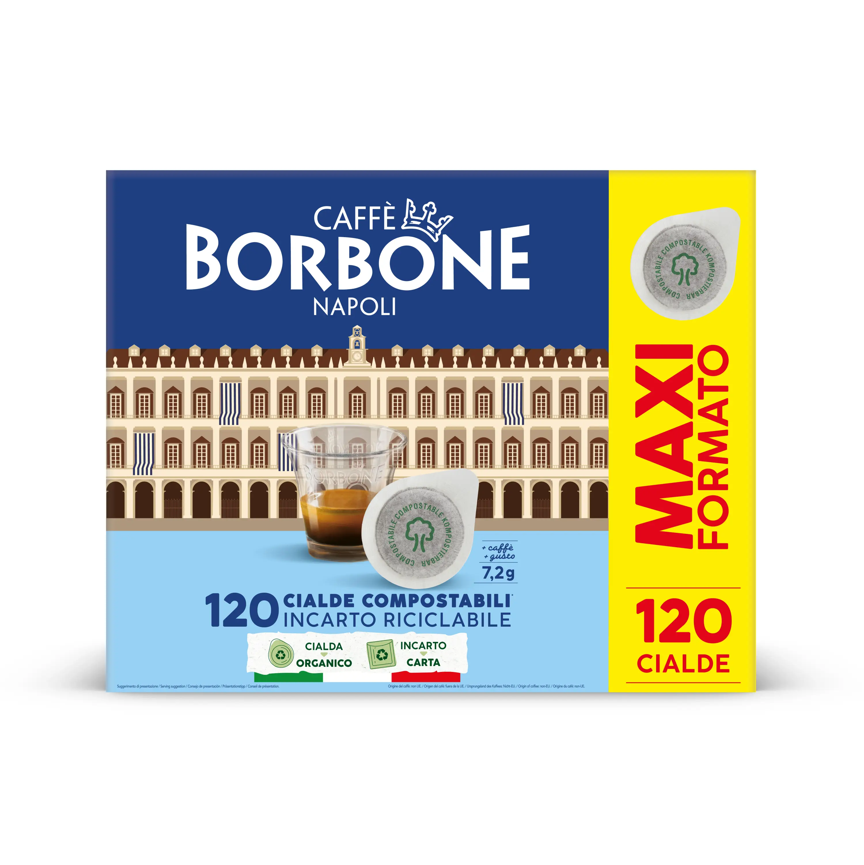 Caffè Borbone Miscela Nobile 44BBLUNOBILE120PZ Kahve Kapsülleri & Podları