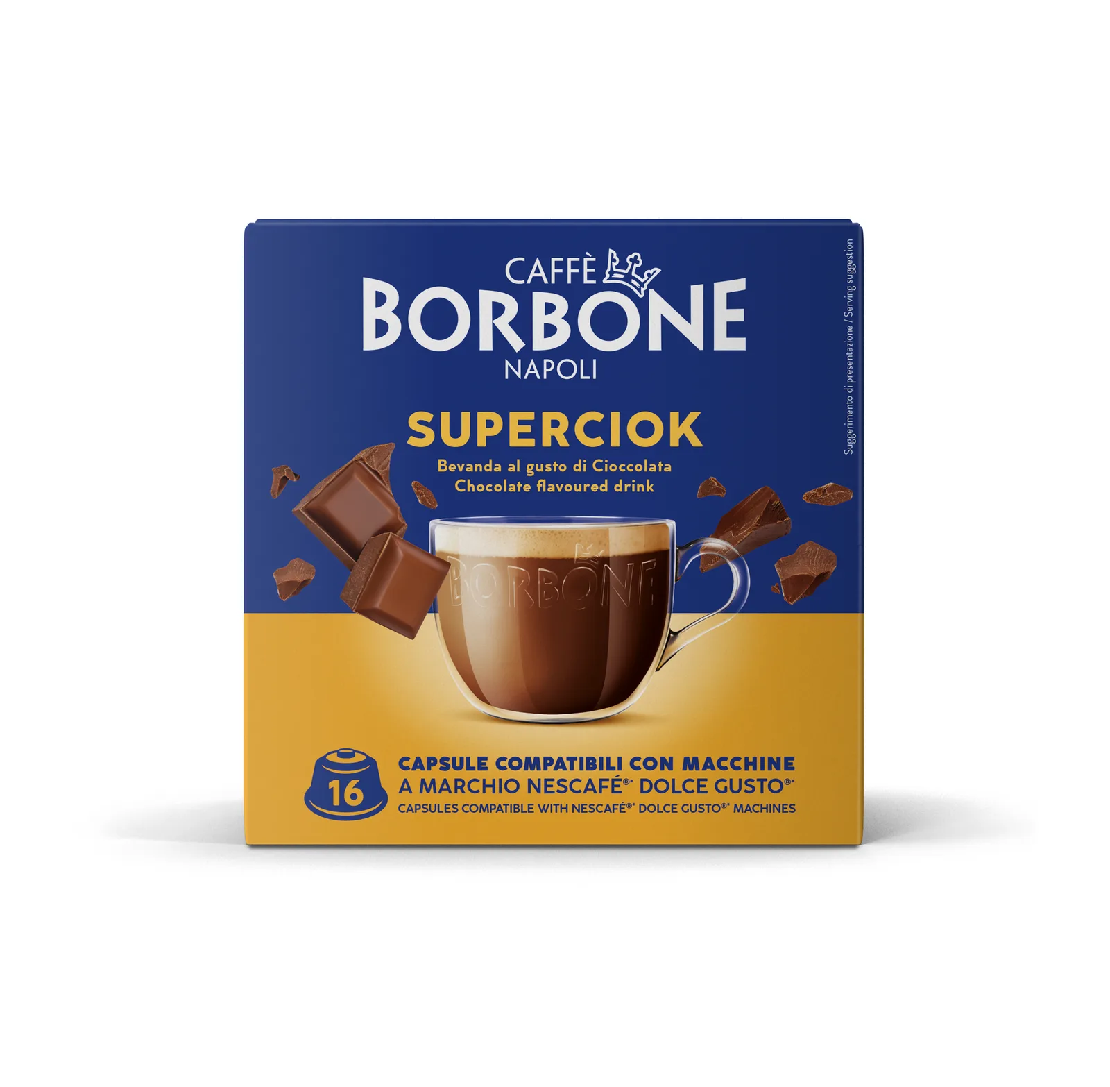 Caffè Borbone Superciock DGSUPERCIOCK16 Kahve Kapsülleri & Podları