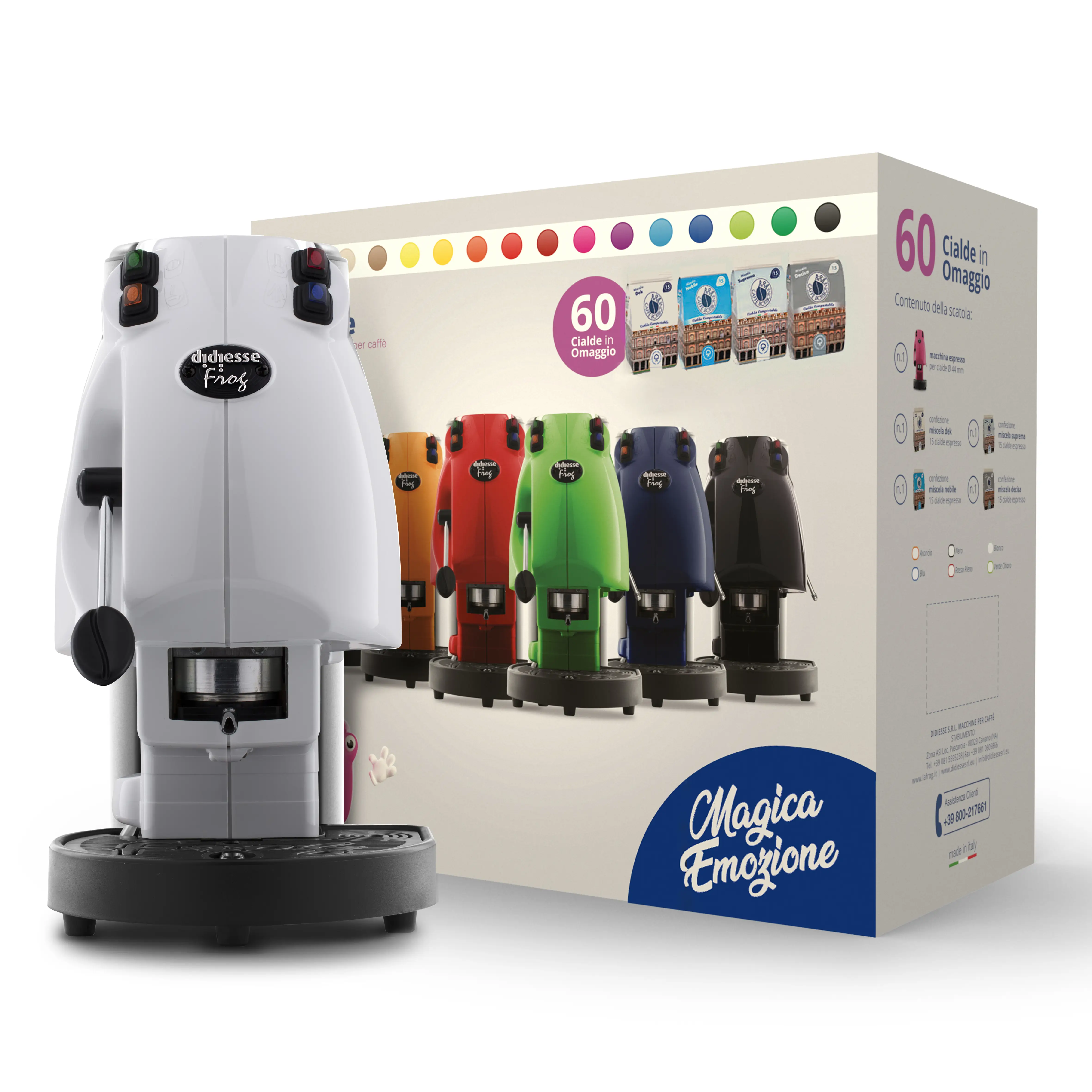 Caffè Borbone Frog 5 l 8055519900572 Yarı Otomatik 1.5 L Espresso Makinesi Thumbnail 1