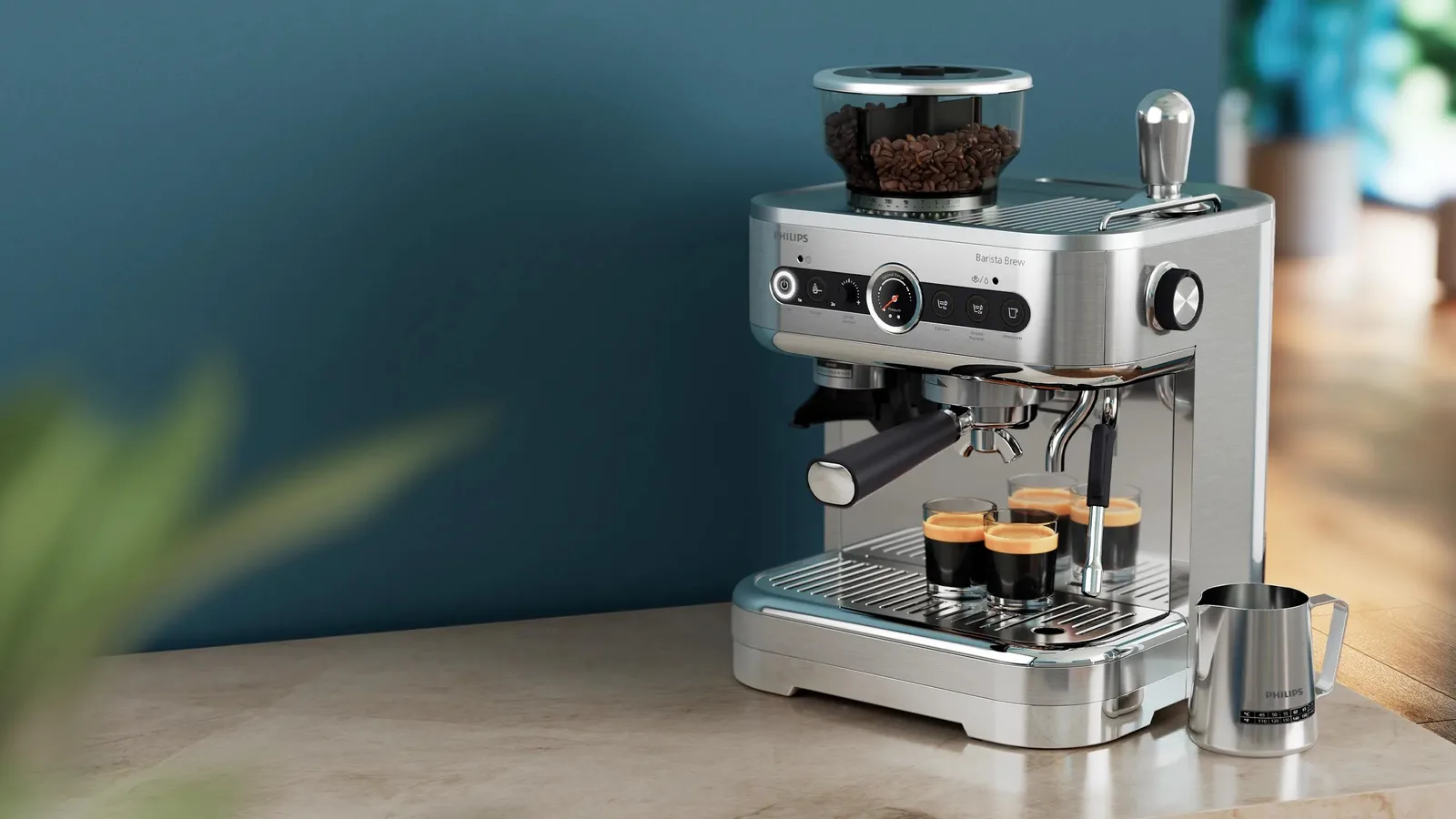 Philips Barista Brew PSA3228/01 Yarı Otomatik 2.3 L Espresso Makinesi Thumbnail 8