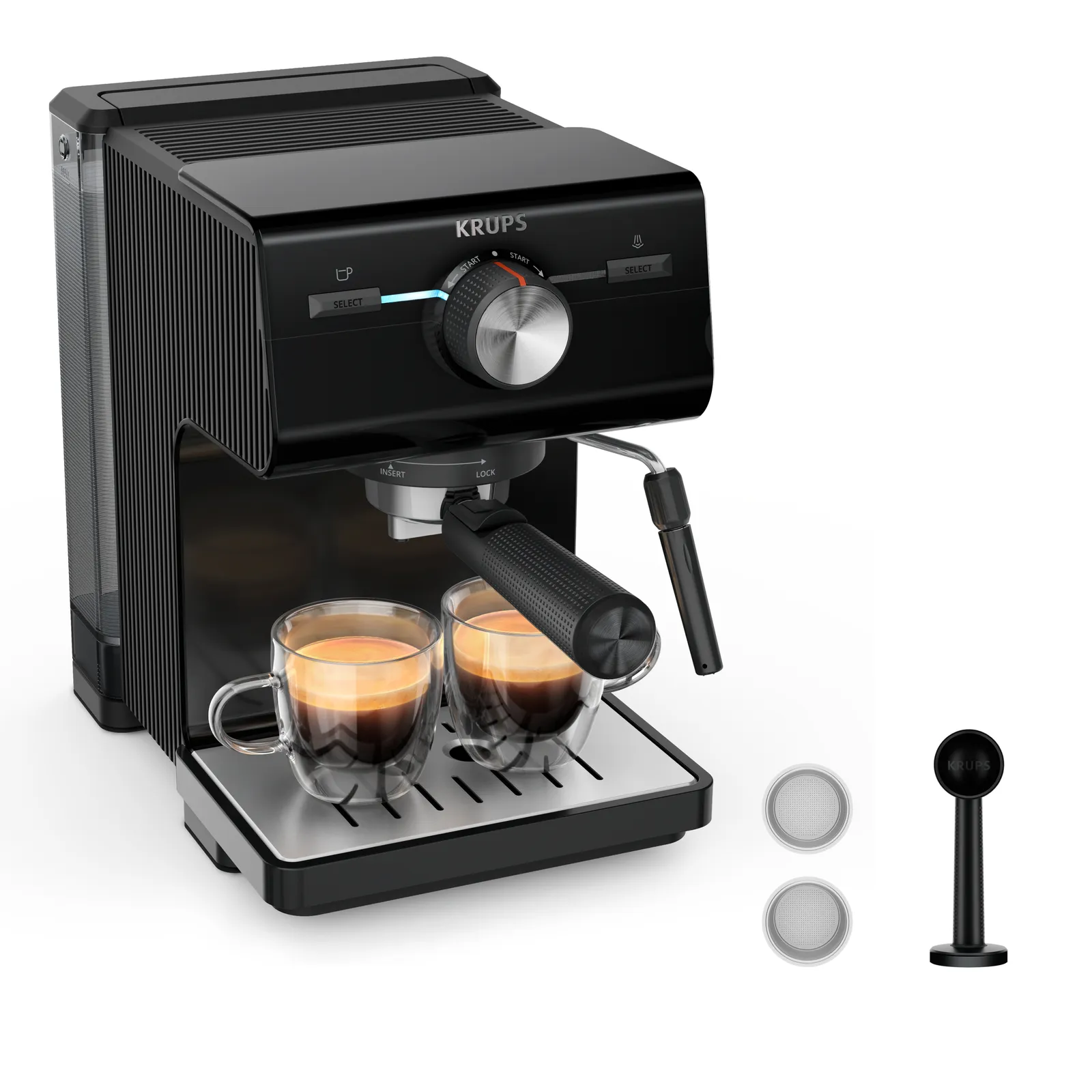 Krups Authentic XP381810 Yarı Otomatik 2 L Espresso Makinesi Kahve Makinesi