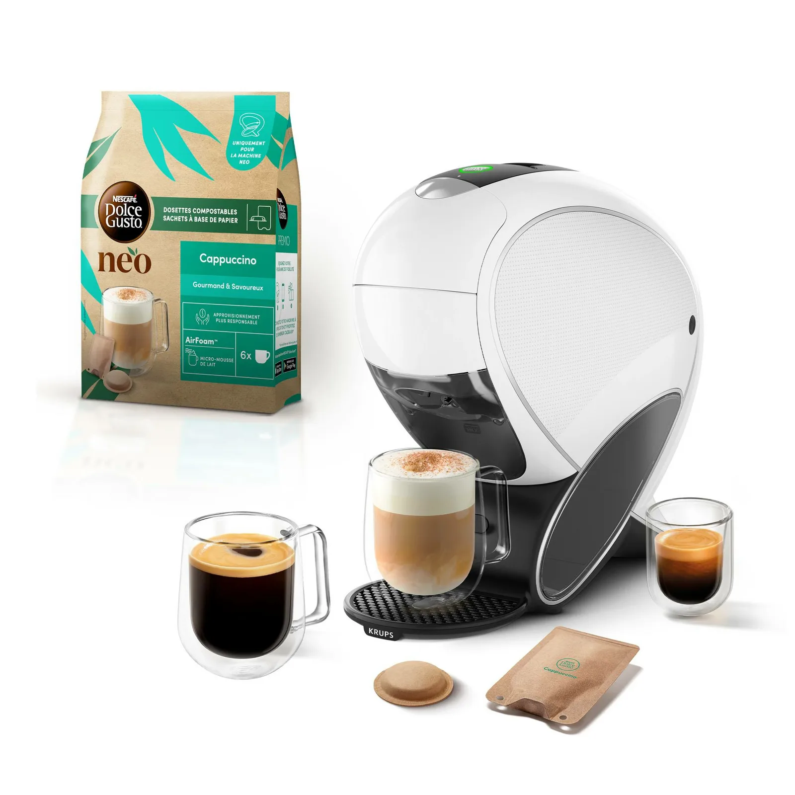Krups NESCAFÉ DOLCE GUSTO KP850110 Yarı Otomatik 1.3 L Kapsüllü Kahve Makinesi