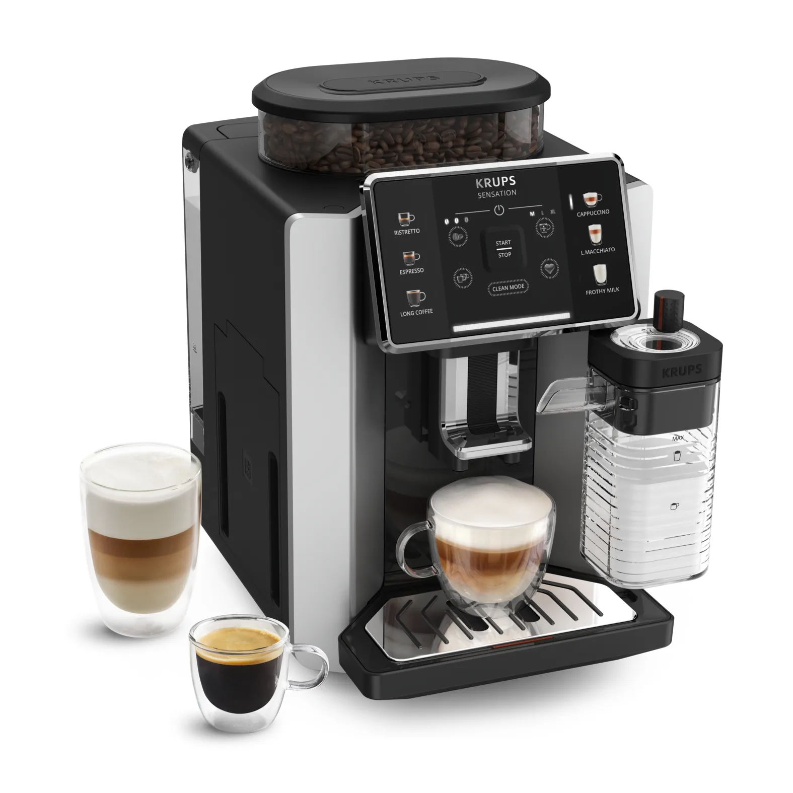 Krups Sensation Milk M50 EA912E10 Tam Otomatik 1.7 L Espresso Makinesi Kahve Makinesi