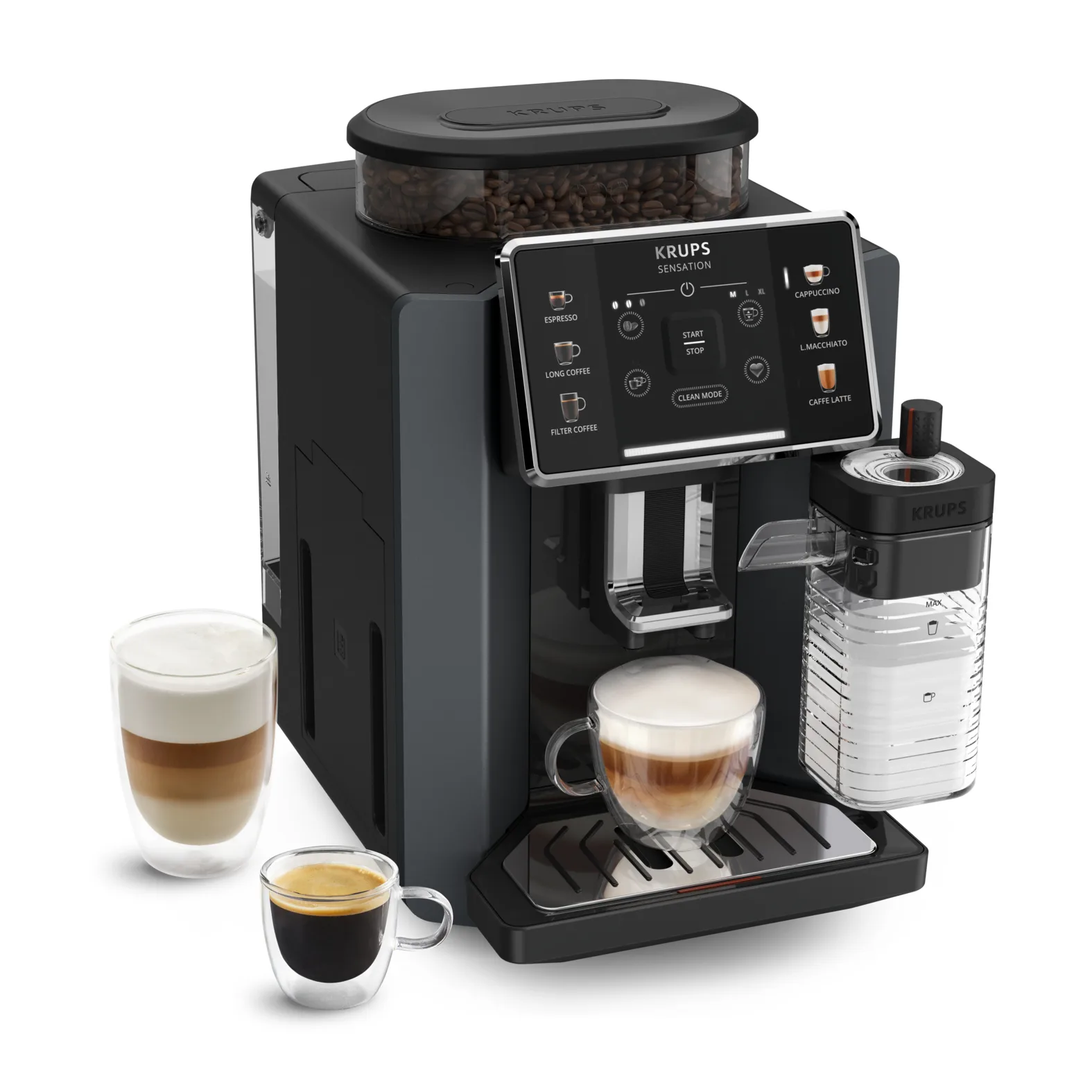 Krups Sensation Milk M90 EA912B10 Tam Otomatik 1.7 L Espresso Makinesi Kahve Makinesi