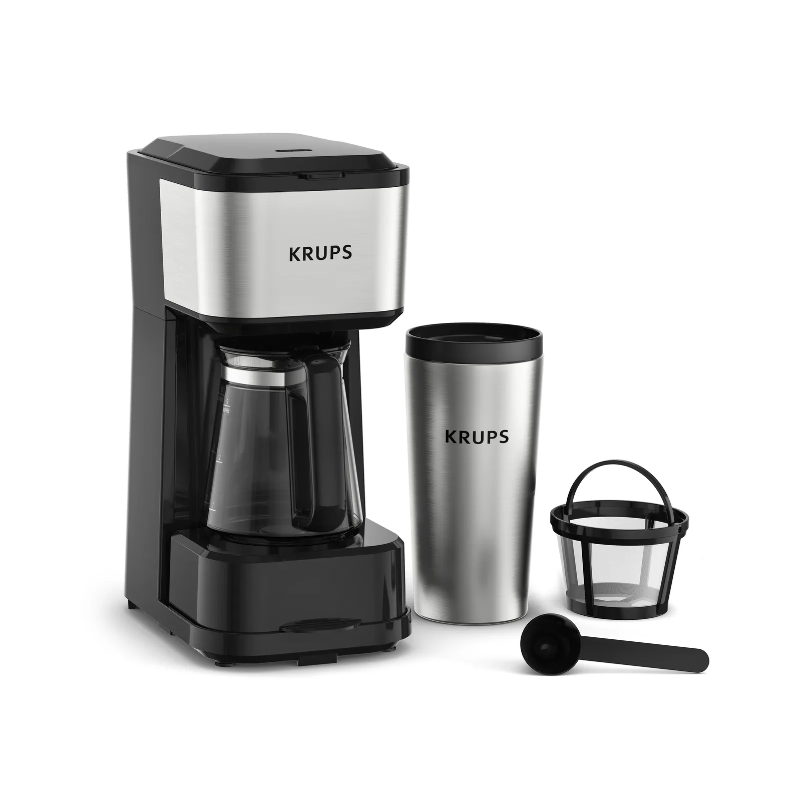 Krups Simply Brew 3-in-1 KM207D10 Yarı Otomatik 3 Fincan Filtre Kahve Makinesi