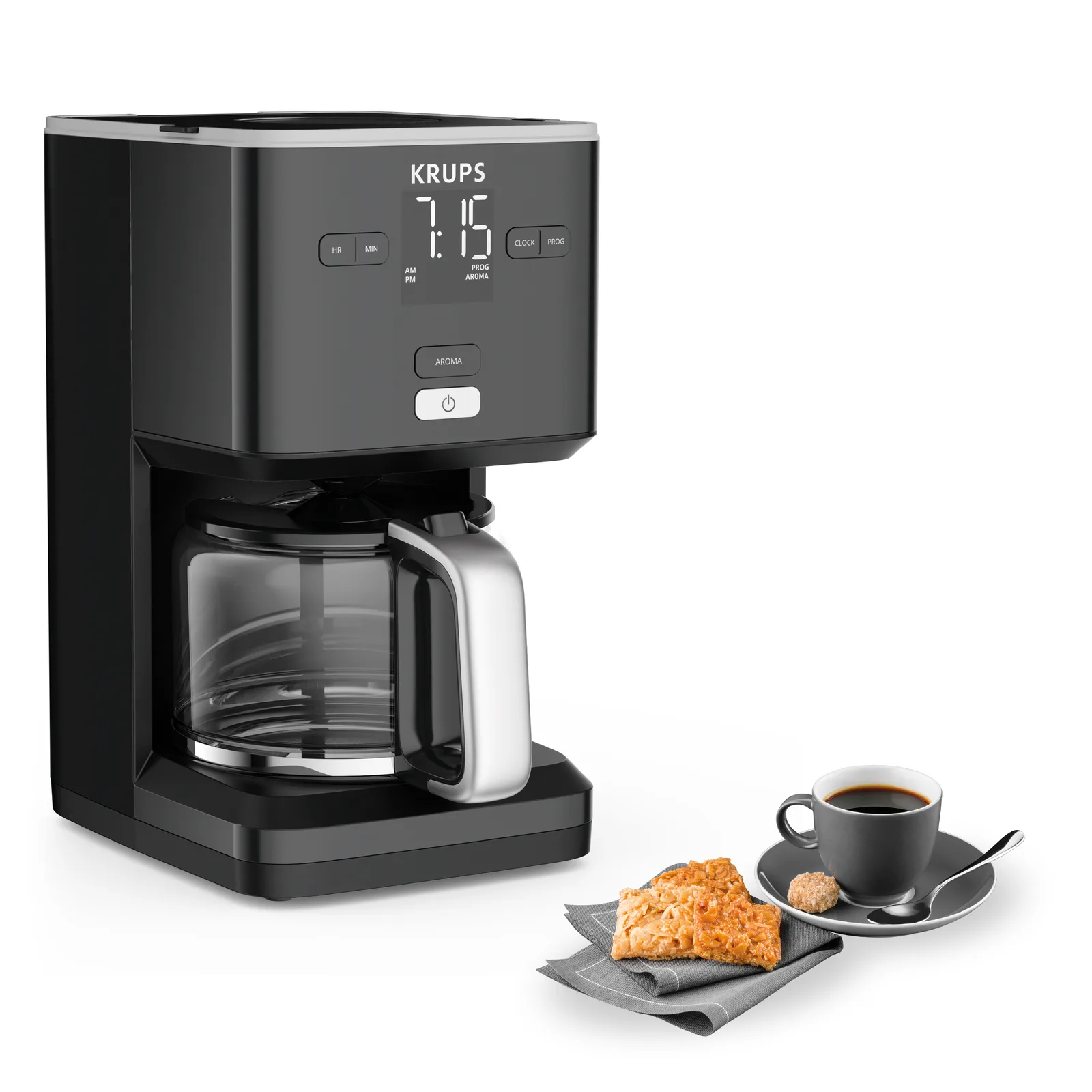 Krups Smart'n Light KM600810 Yarı Otomatik 15 Fincan Filtre Kahve Makinesi