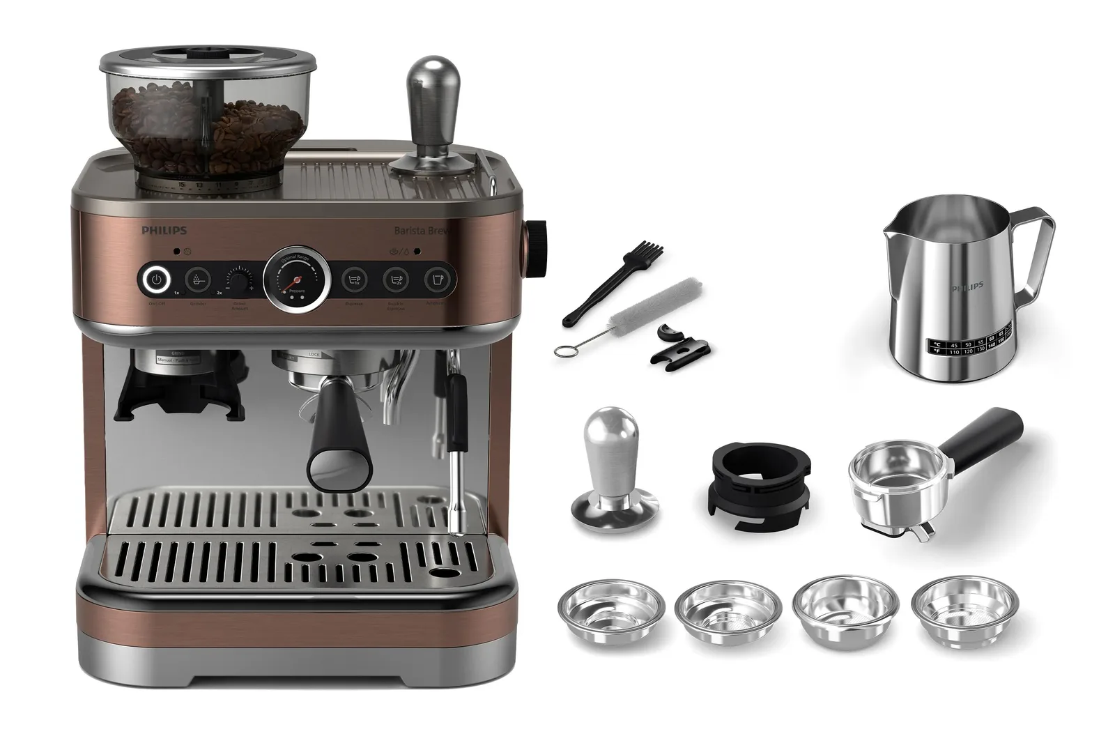 Philips Barista Brew PSA3228/41 Yarı Otomatik 2.3 L Espresso Makinesi Thumbnail 14