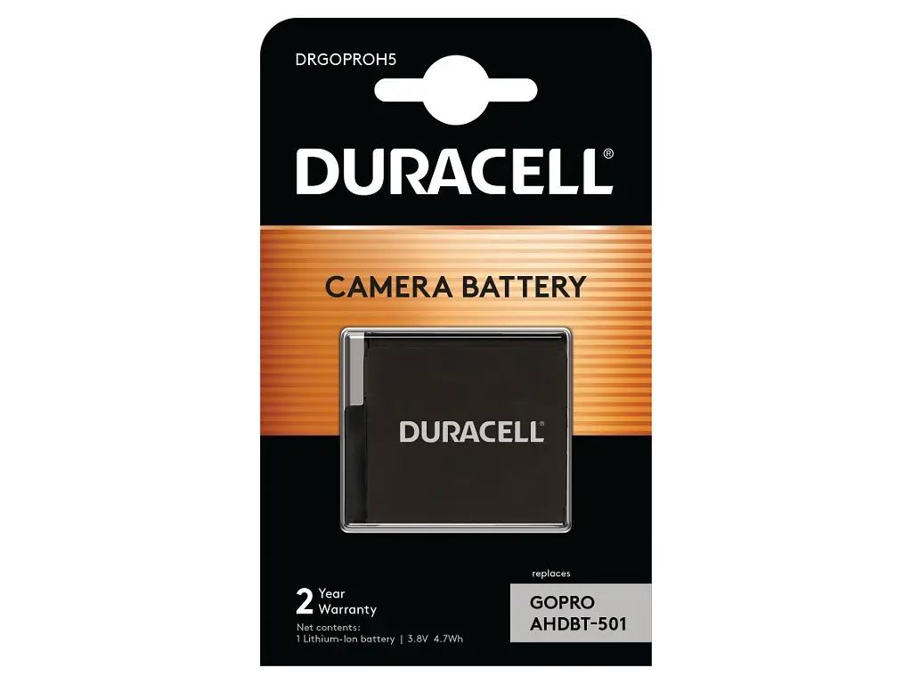 Duracell DRGOPROH5 1250 mAh Kamera/Kayıt Bataryaları