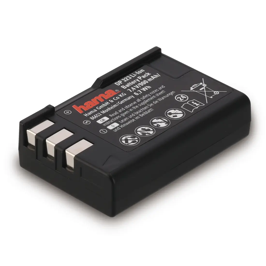 Hama DP 323 900 mAh 00077523 Kamera/Kayıt Bataryaları