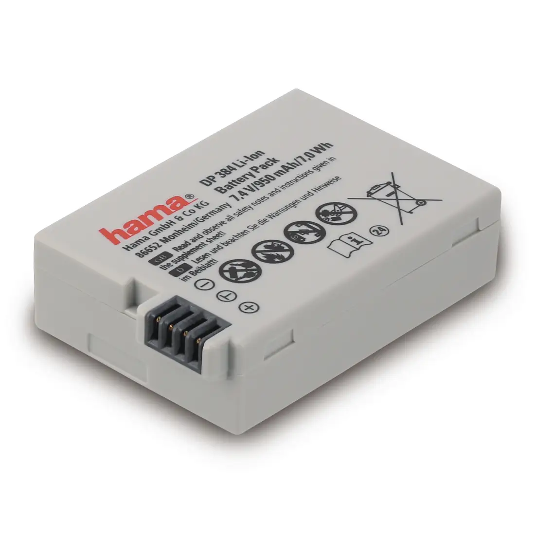 Hama DP 384 950 mAh 00077527 Kamera/Kayıt Bataryaları