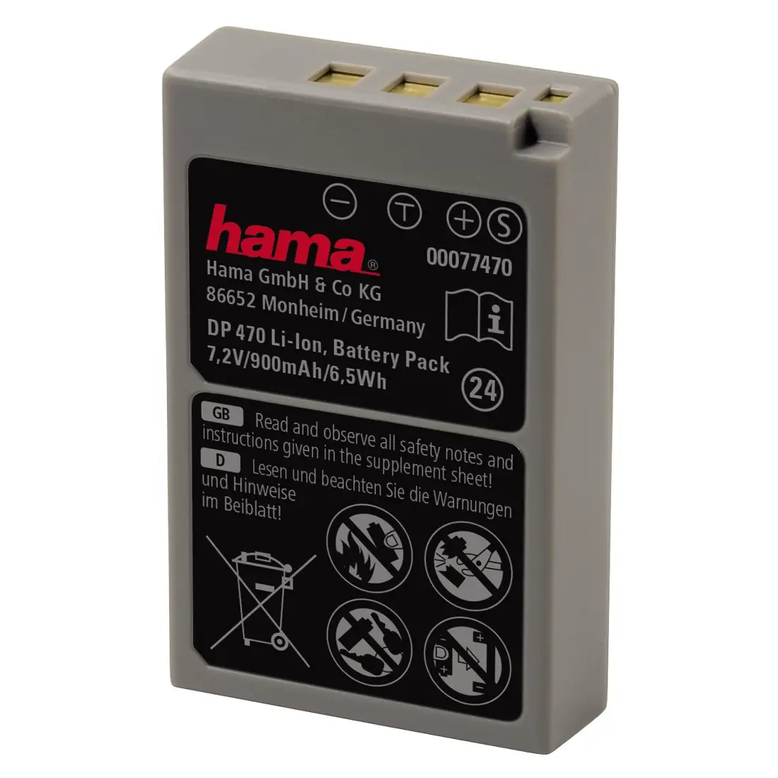 Hama DP 470 900 mAh 00077470