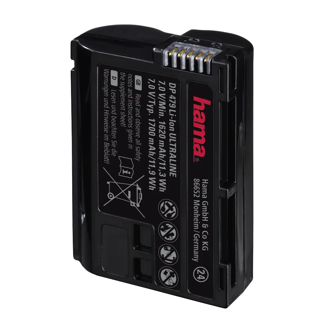 Hama DP 487 1700 mAh 00077487 Kamera/Kayıt Bataryaları