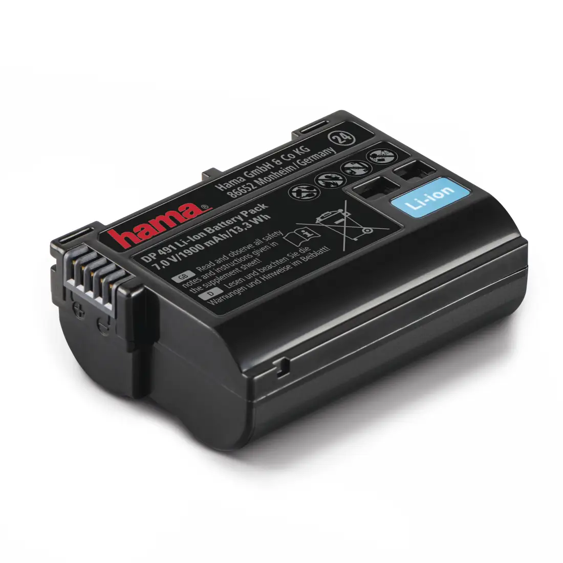 Hama DP 491 1900 mAh 00077491 Kamera/Kayıt Bataryaları