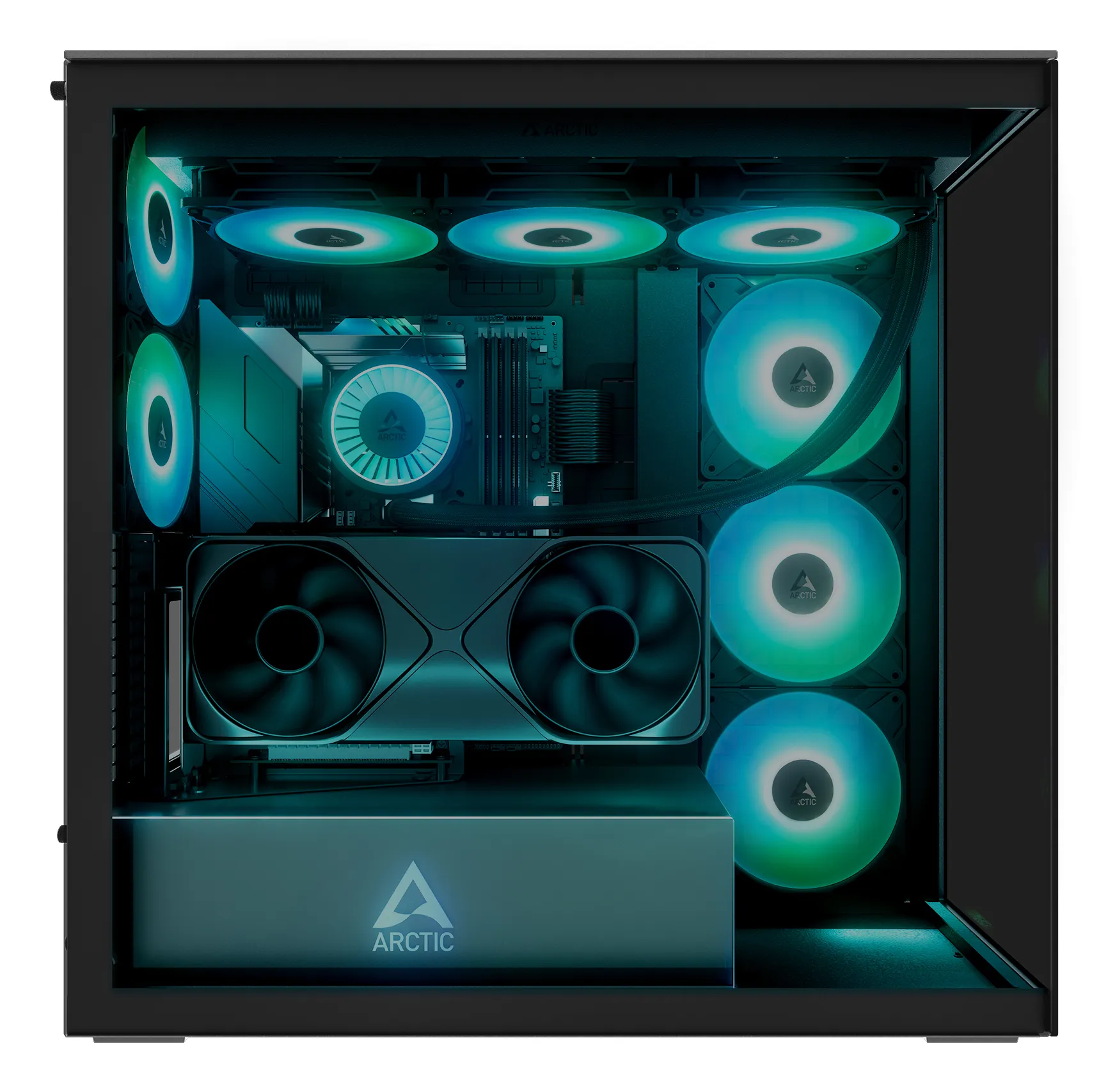 ARCTIC Xtender VG Black (Tinted Glass) ACPCC00016A Thumbnail 7