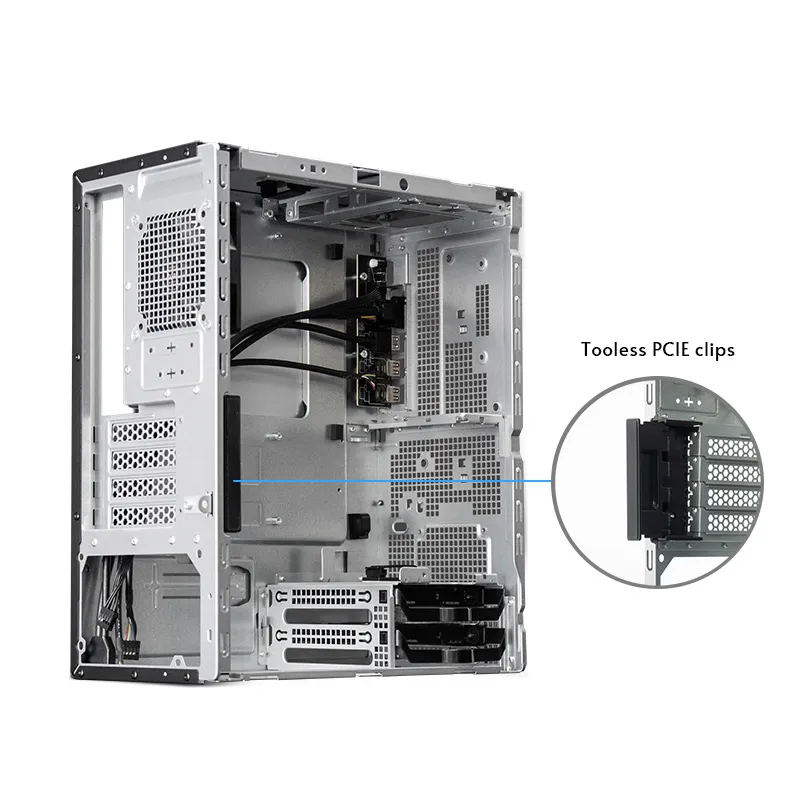 Chieftec Midi Tower BS-20B-OP, Schwarz o.NT Thumbnail 5