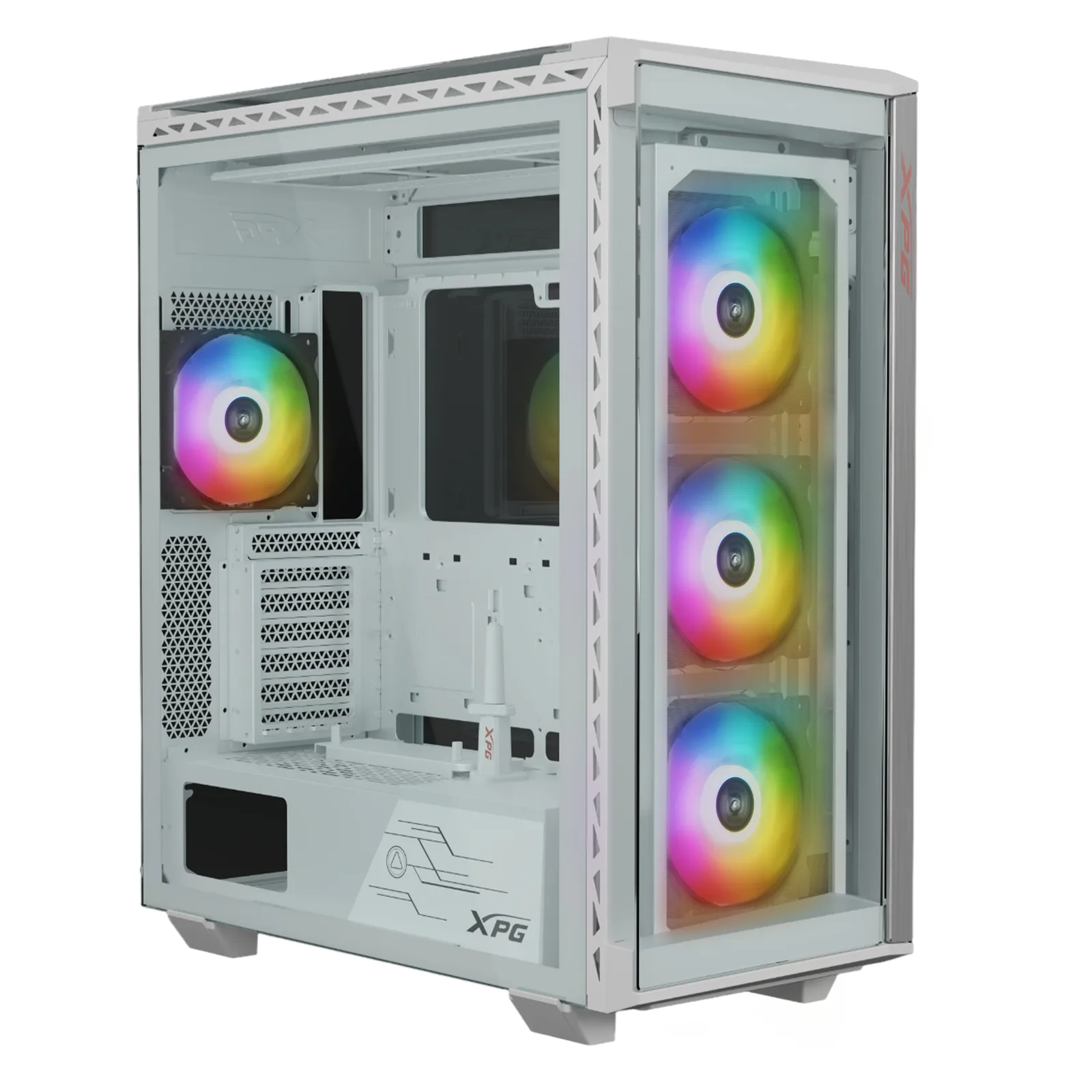 XPG BATTLECRUISER II ST Mid-Tower White 15260189 Thumbnail 0