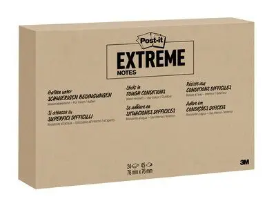 3M Extreme Notes EXT33M-24-EU1 Kendinden Yapışkanlı Not Kağıdı