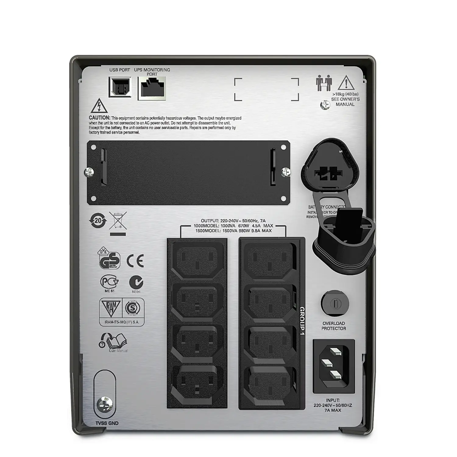 APC Smart-UPS 1000 W SMT1500I Thumbnail 1