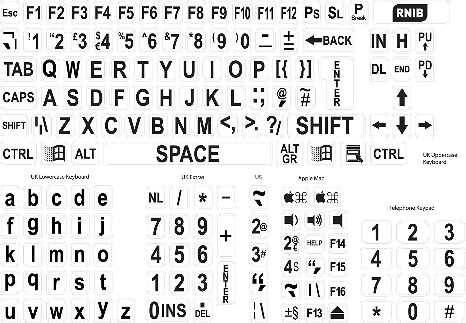 Hypertec A-STW-BW Klavye Aksesuarları