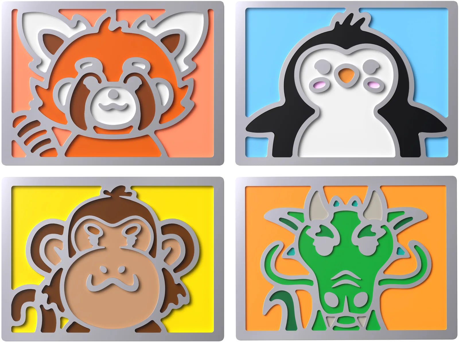HyperX Badge Pack - Cute Magnetic Badges 85U21AA Klavye Aksesuarları