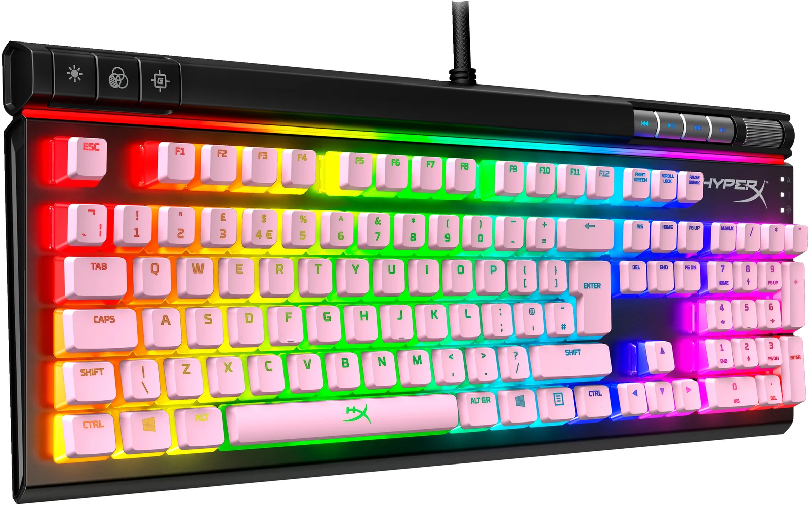 HyperX Pudding Keycaps - ABS - Pink 644H8AA Thumbnail 1