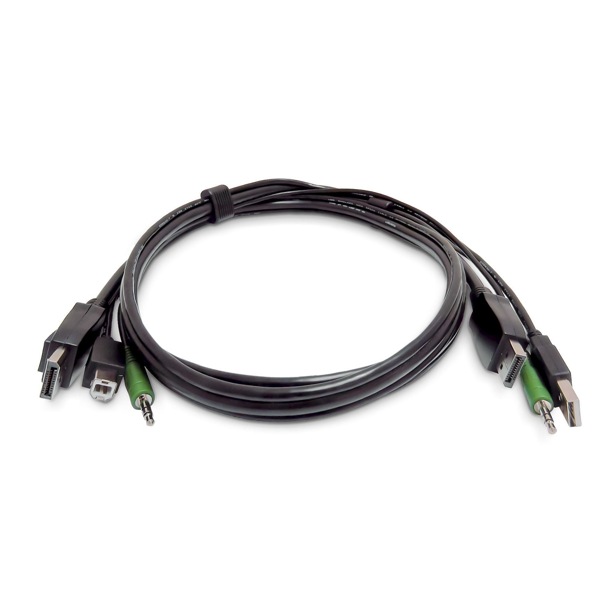 StarTech.com SKDP2DPMMKVM03-TAA Klavye Video Fare Kabloları