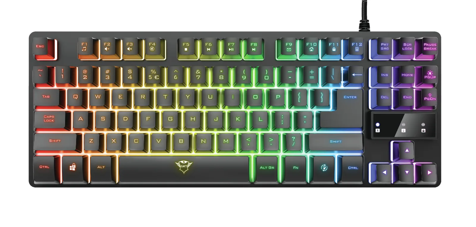 Trust GXT 833 Thado TKL 24066 Oyuncu Klavyesi Thumbnail 1