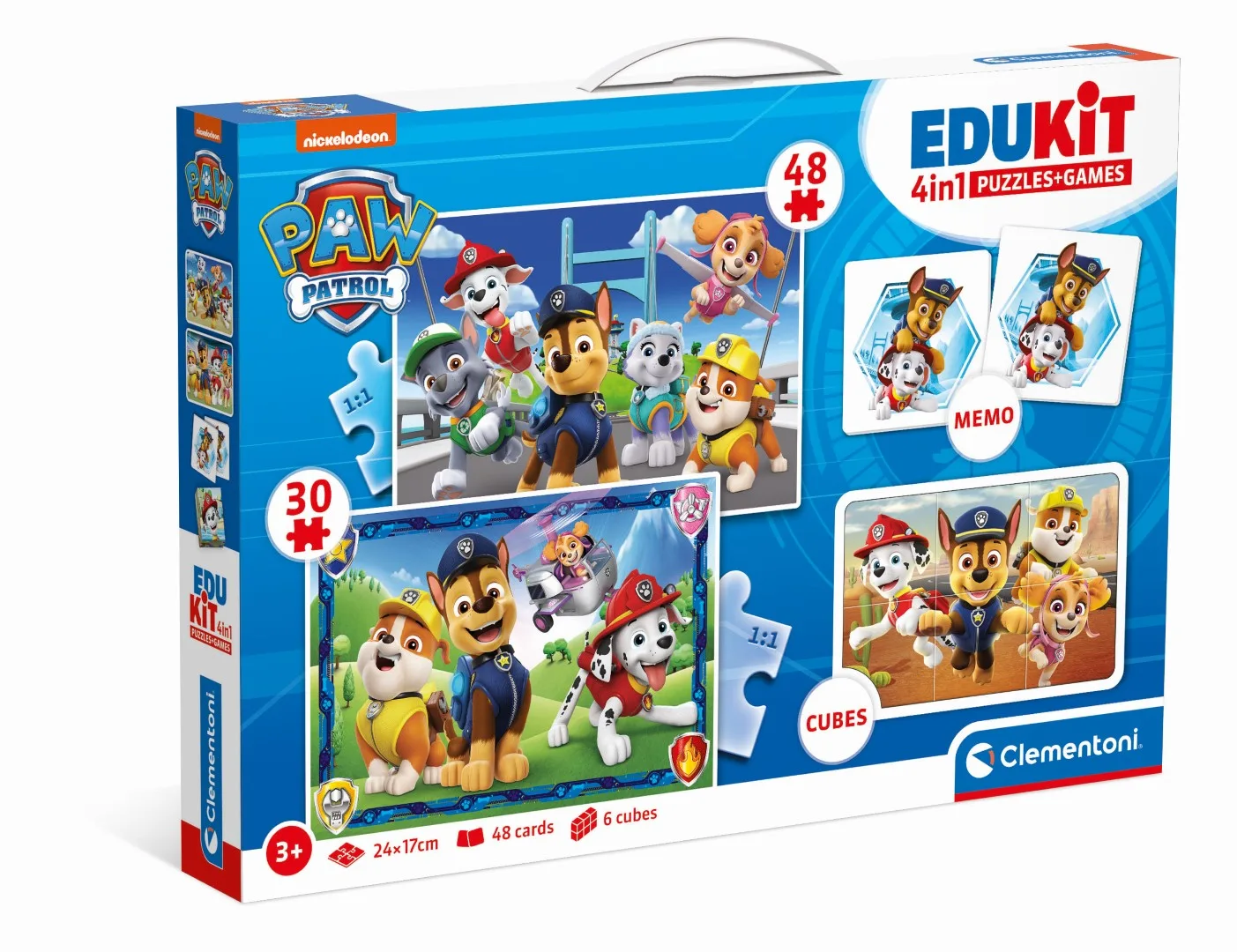 Clementoni Edukit 4 in 1 - Paw Patrol 18291 Puzzle