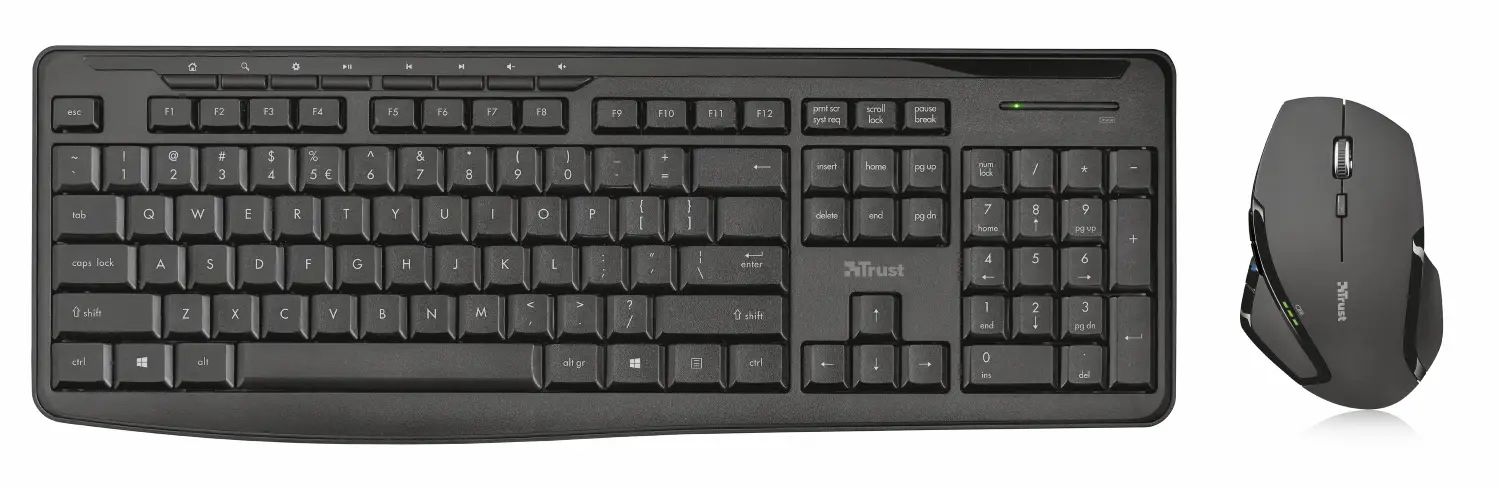 Trust Evo Silent Wireless Keyboard with Mouse IT 21386 Klavye