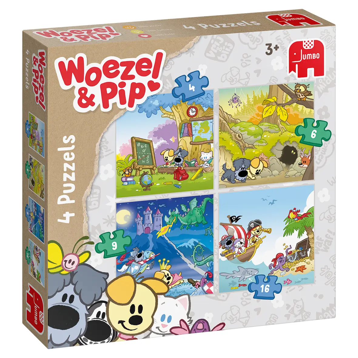 Jumbo 4in1 18429 35 Parça Puzzle